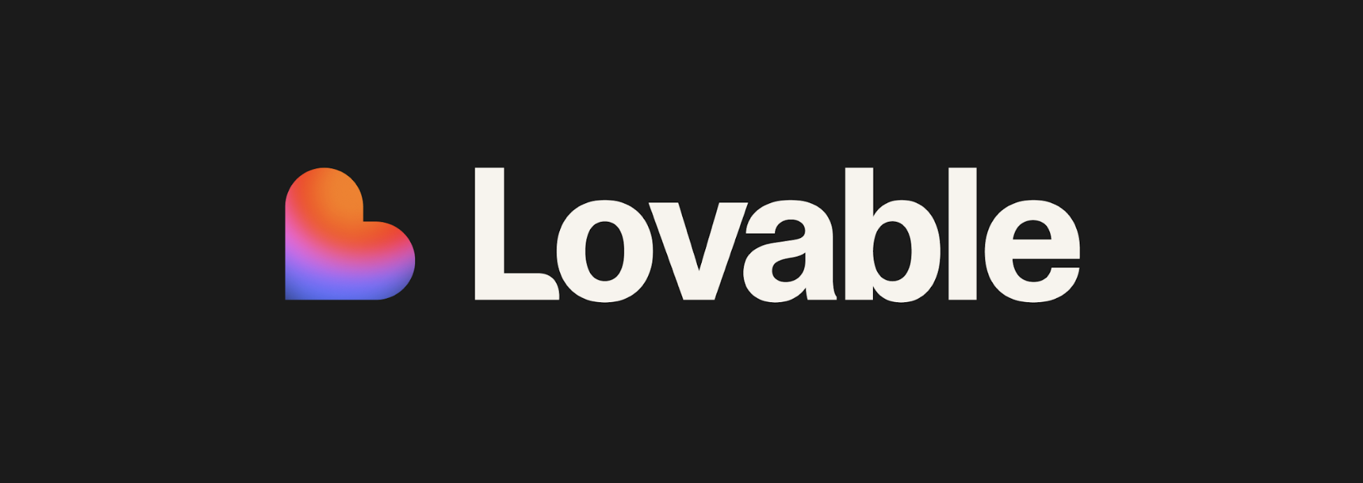 Lovable primary logo